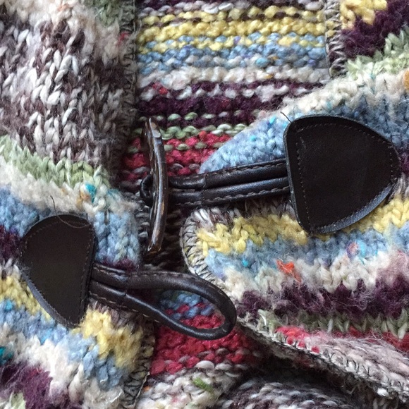 Relais full multicolor sweater coat/front closure - Picture 6 of 14